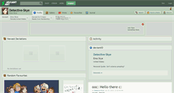 Desktop Screenshot of detective-skye.deviantart.com