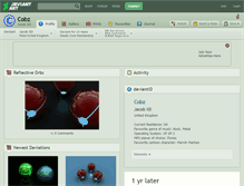 Tablet Screenshot of cobz.deviantart.com