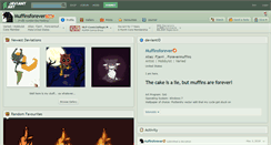 Desktop Screenshot of muffinsforever.deviantart.com