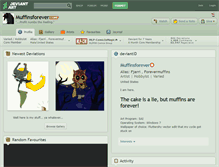 Tablet Screenshot of muffinsforever.deviantart.com