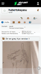 Mobile Screenshot of hubertokayasu.deviantart.com