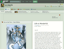 Tablet Screenshot of cervidian94.deviantart.com