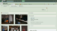 Desktop Screenshot of mew-con.deviantart.com