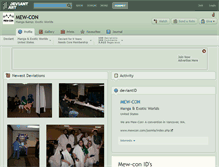 Tablet Screenshot of mew-con.deviantart.com
