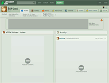 Tablet Screenshot of eox-lust.deviantart.com