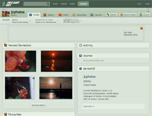 Tablet Screenshot of jcphotos.deviantart.com