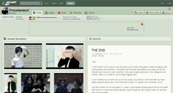 Desktop Screenshot of princekarakuri.deviantart.com