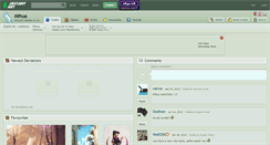 Desktop Screenshot of mihua.deviantart.com