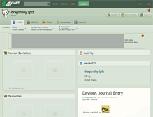 Tablet Screenshot of dragonshy2plz.deviantart.com