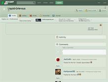 Tablet Screenshot of liquid-grievous.deviantart.com