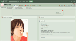 Desktop Screenshot of maria--chan.deviantart.com
