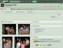 Tablet Screenshot of francheska-oh-rtiz.deviantart.com