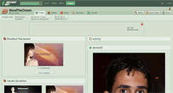 Desktop Screenshot of bloodthechosen.deviantart.com