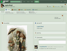 Tablet Screenshot of laylo-dred.deviantart.com