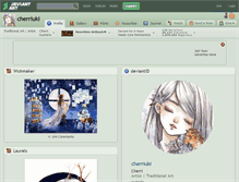 Tablet Screenshot of cherriuki.deviantart.com