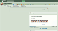 Desktop Screenshot of gothicvampirebleu.deviantart.com