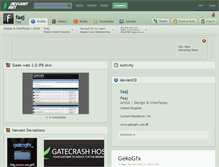 Tablet Screenshot of faaj.deviantart.com