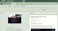 Desktop Screenshot of hunterofsolitude.deviantart.com