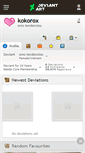 Mobile Screenshot of kokorox.deviantart.com
