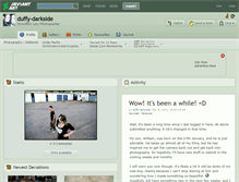 Tablet Screenshot of duffy-darkside.deviantart.com