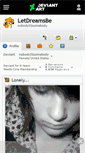 Mobile Screenshot of letdreamsbe.deviantart.com
