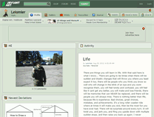 Tablet Screenshot of leiomier.deviantart.com