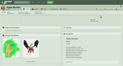Desktop Screenshot of hyper-booster.deviantart.com