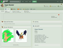 Tablet Screenshot of hyper-booster.deviantart.com