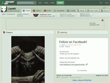 Tablet Screenshot of liarath.deviantart.com
