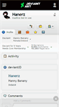 Mobile Screenshot of hanerz.deviantart.com