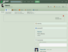 Tablet Screenshot of hanerz.deviantart.com