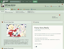 Tablet Screenshot of fluff-pup-demon.deviantart.com