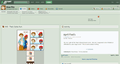 Desktop Screenshot of blue-fire.deviantart.com