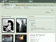 Tablet Screenshot of ginko-cz.deviantart.com