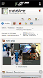 Mobile Screenshot of crystalclover.deviantart.com