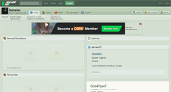 Desktop Screenshot of homeles.deviantart.com