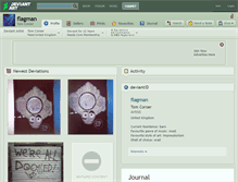 Tablet Screenshot of flagman.deviantart.com