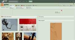 Desktop Screenshot of goldhair.deviantart.com