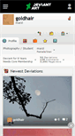 Mobile Screenshot of goldhair.deviantart.com