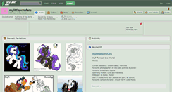Desktop Screenshot of mylittleponyfans.deviantart.com