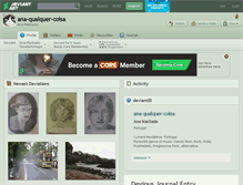 Tablet Screenshot of ana-qualquer-coisa.deviantart.com