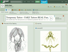 Tablet Screenshot of anki-chan.deviantart.com