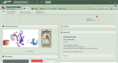 Desktop Screenshot of easylikesunday.deviantart.com