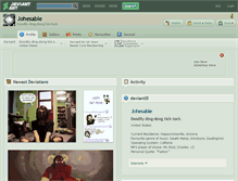 Tablet Screenshot of johesable.deviantart.com