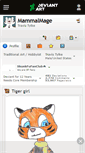 Mobile Screenshot of mammalmage.deviantart.com