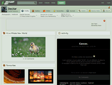 Tablet Screenshot of dexxor.deviantart.com