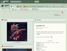 Tablet Screenshot of esaxil.deviantart.com