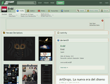 Tablet Screenshot of erdd.deviantart.com