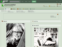 Tablet Screenshot of phoenixoutofhell.deviantart.com