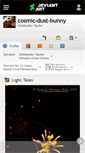 Mobile Screenshot of cosmic-dust-bunny.deviantart.com